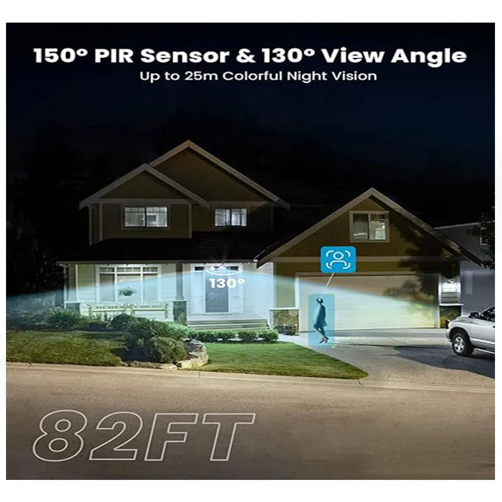 IEGEEK 2K Floodlight Security Camera With Motion Sensor