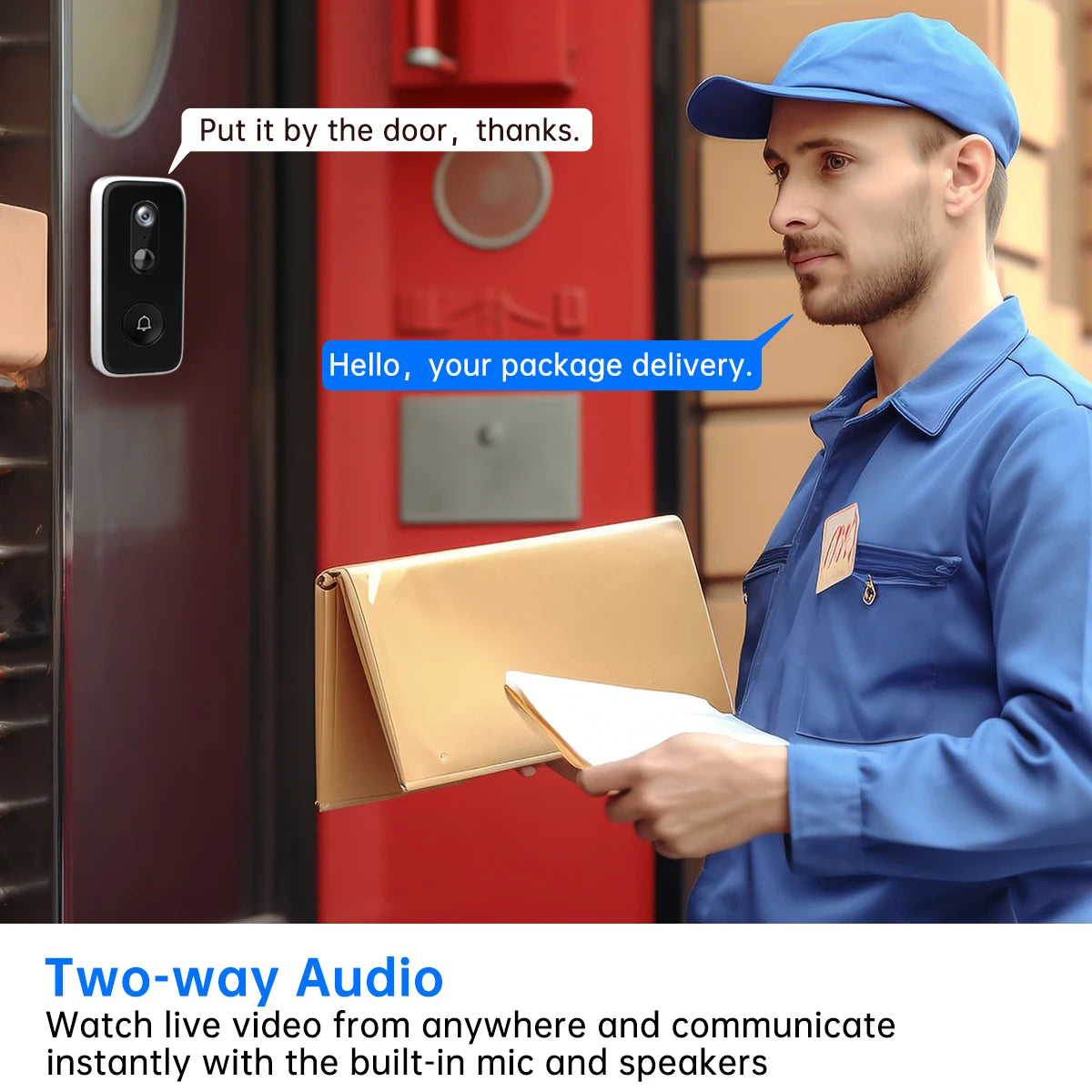 JOOAN 2K Intelligent WiFi Doorbell With Camera Outdoor