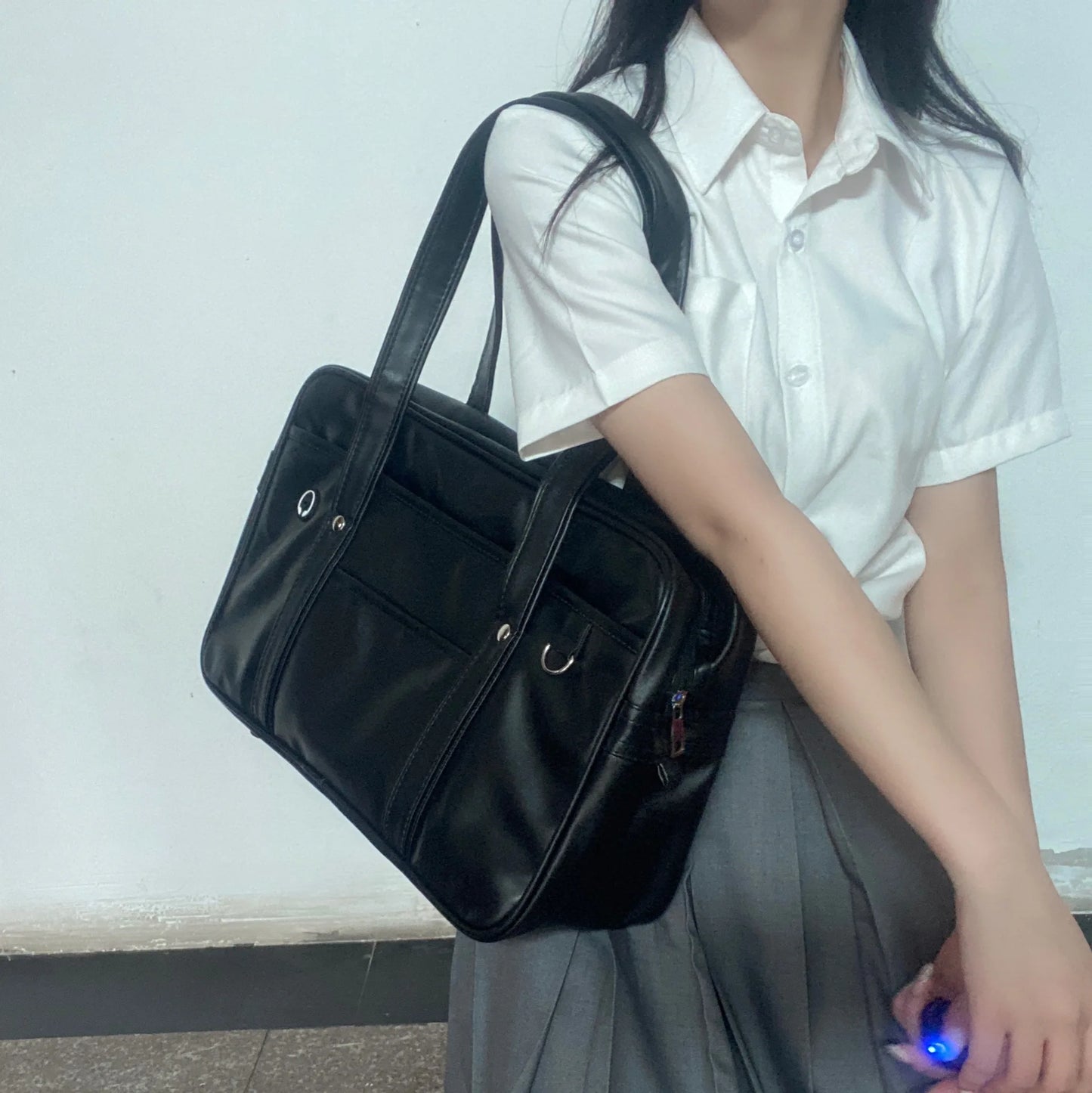 CN Zhejiang JK Uniform PU Shoulder Bag Messenger Cosplay