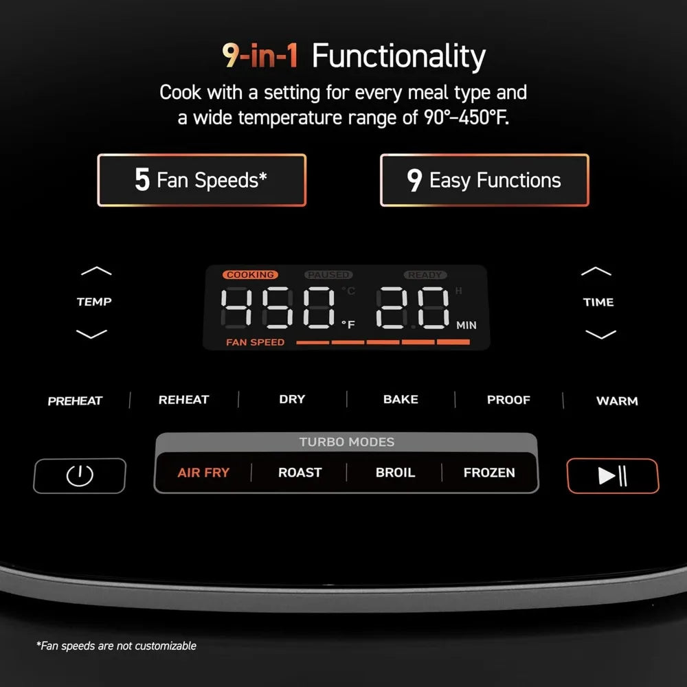 Hign-concerned TurboBlaze Air Fryer and Pressure Cooker