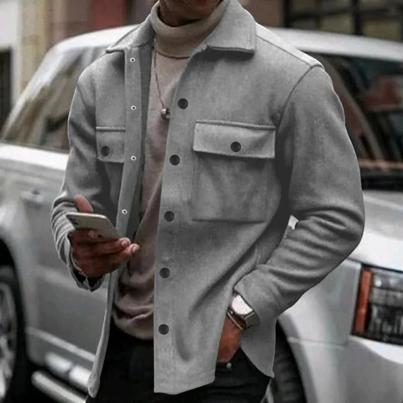 CN Zhejiang Men Casual Shirt Jacket For Autumn And Winter