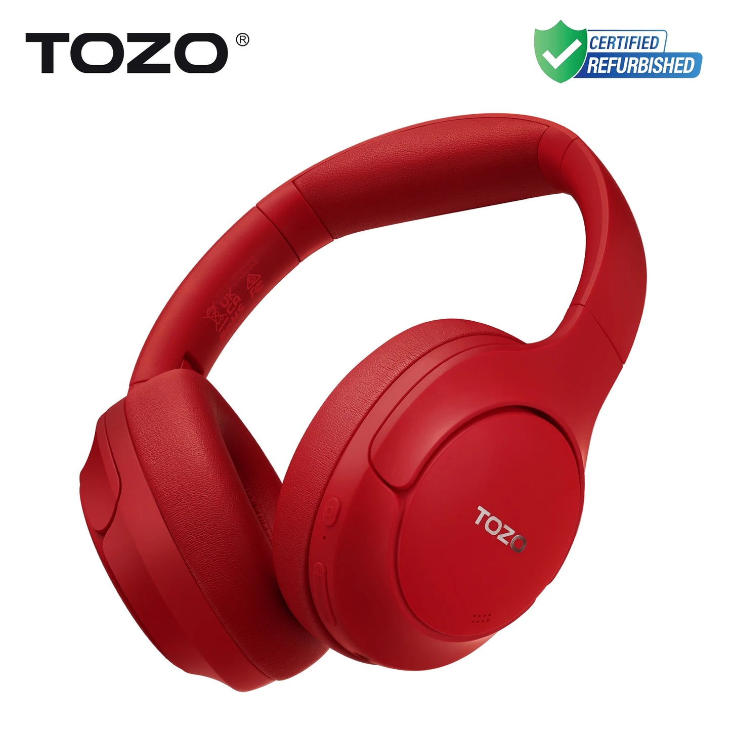 TOZO Refurbished Hi-Res Over-Ear Headphones With Mic ANC