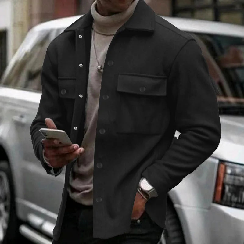 CN Zhejiang Men Casual Shirt Jacket For Autumn And Winter