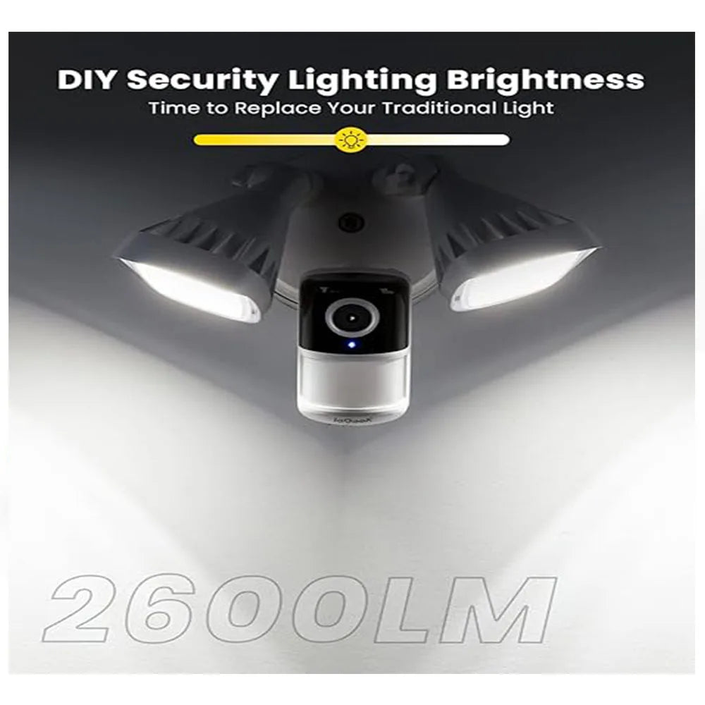 IEGEEK 2K Floodlight Security Camera With Motion Sensor
