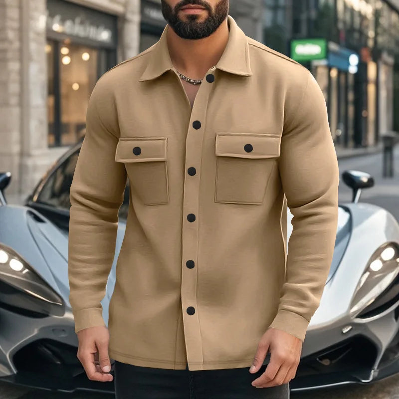 CN Zhejiang Men Casual Shirt Jacket For Autumn And Winter