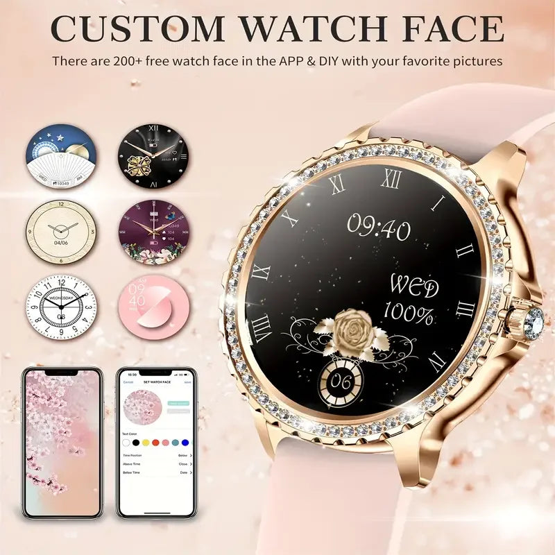 Smart Fitness Tracker Watch for Women with Full Touch Screen
