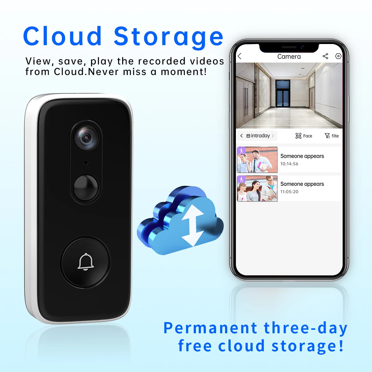 JOOAN 2K Intelligent WiFi Doorbell With Camera Outdoor
