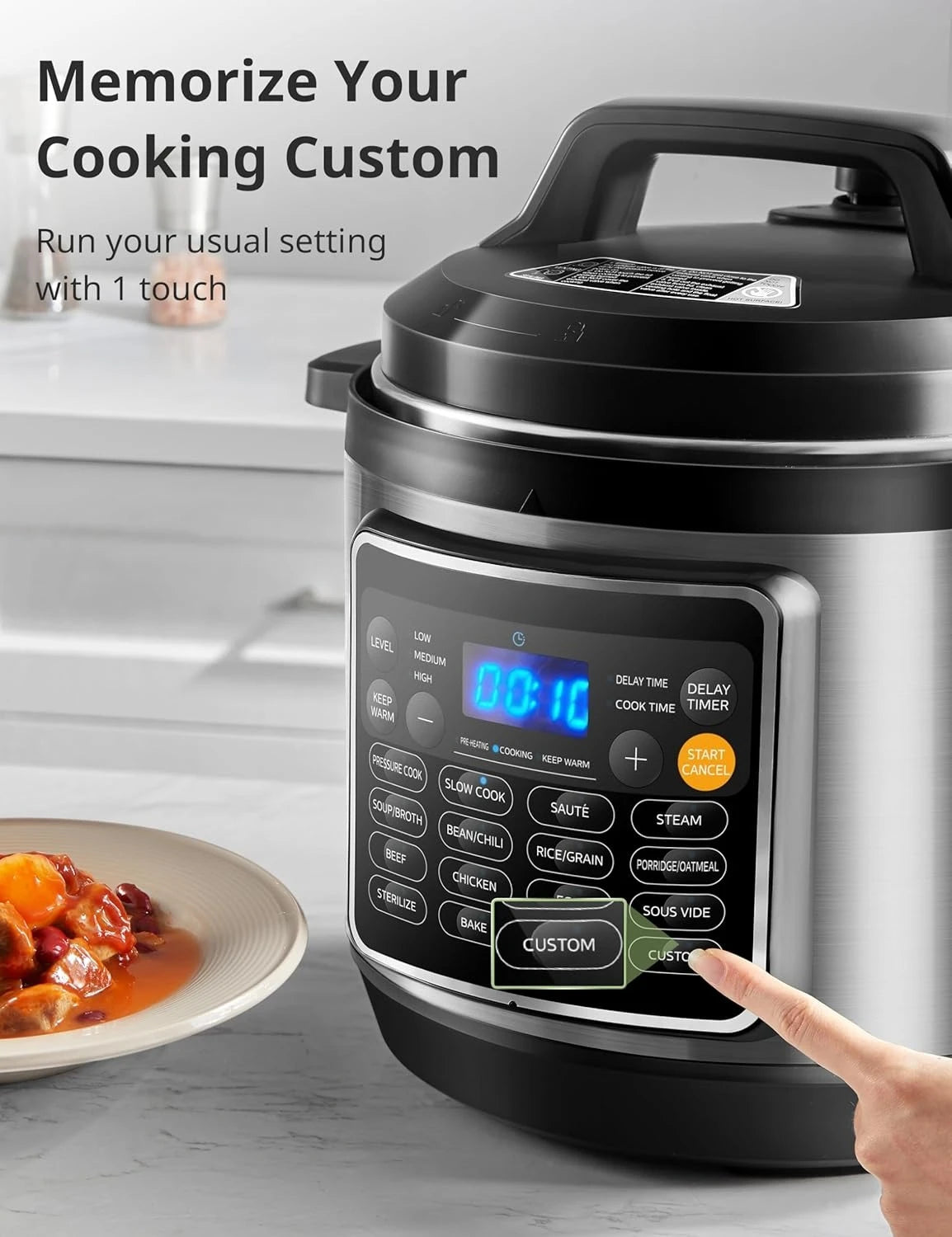 Hign Concerned 16 In 1 Electric Pressure Cooker MultiCooker