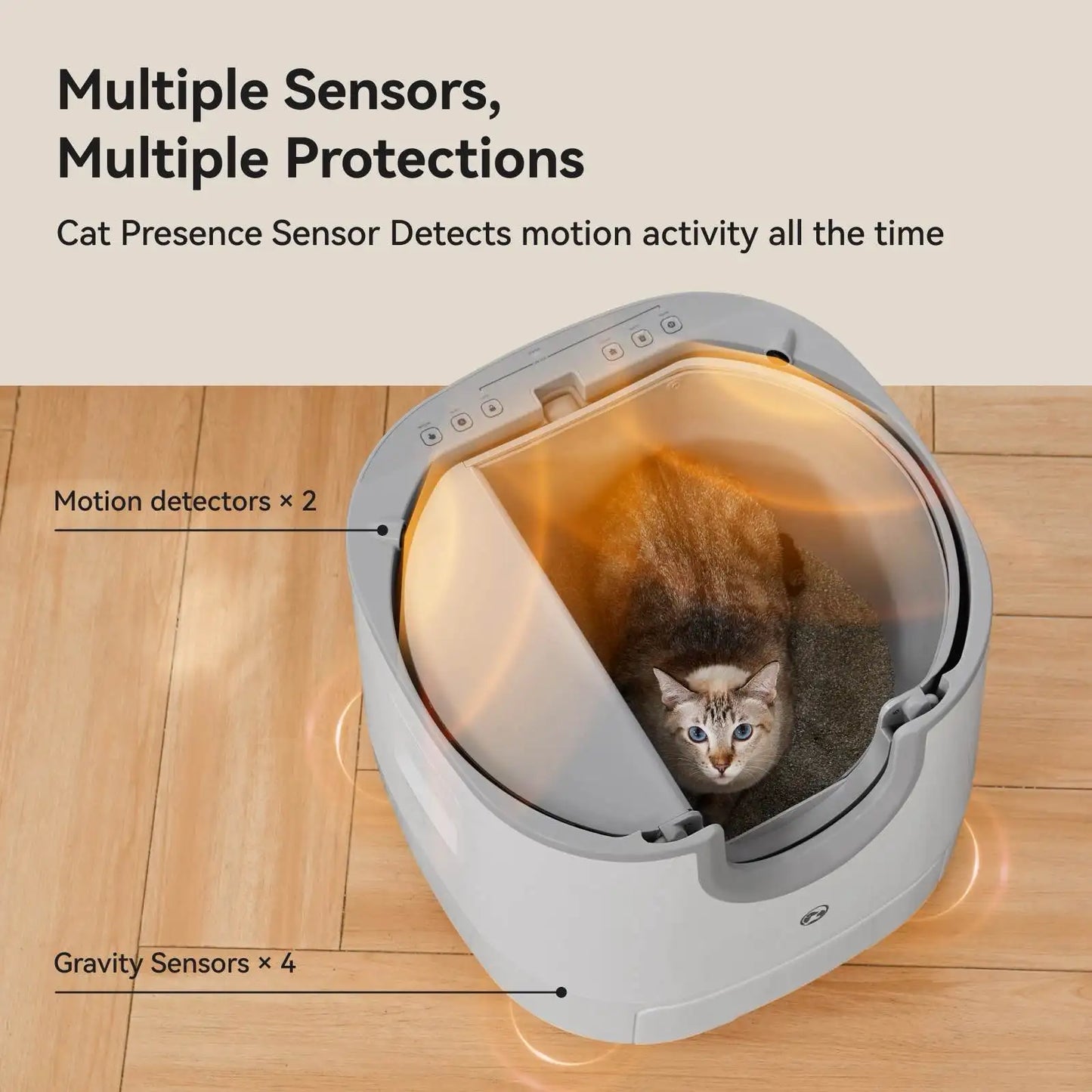 Furoomate Automatic Smart Cat Litter Box Self Cleaning
