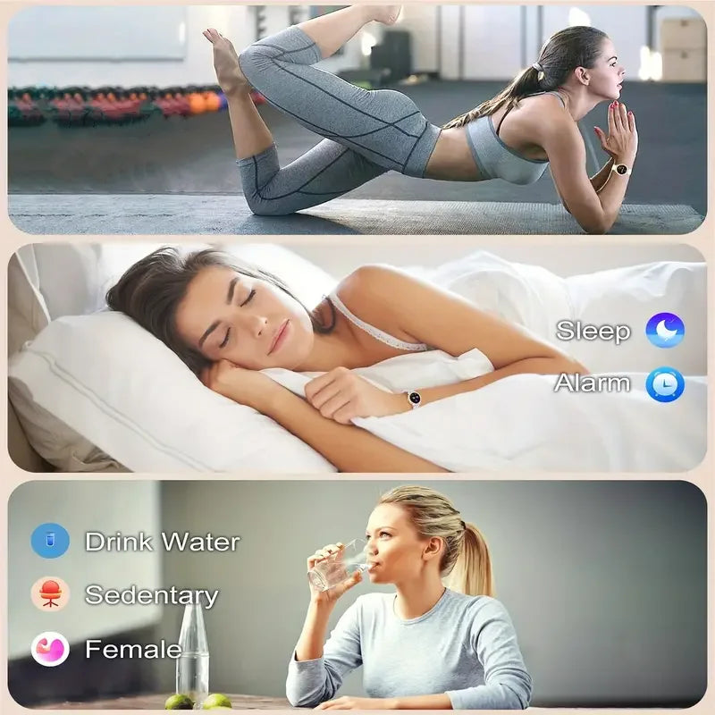 Smart Fitness Tracker Watch for Women with Full Touch Screen