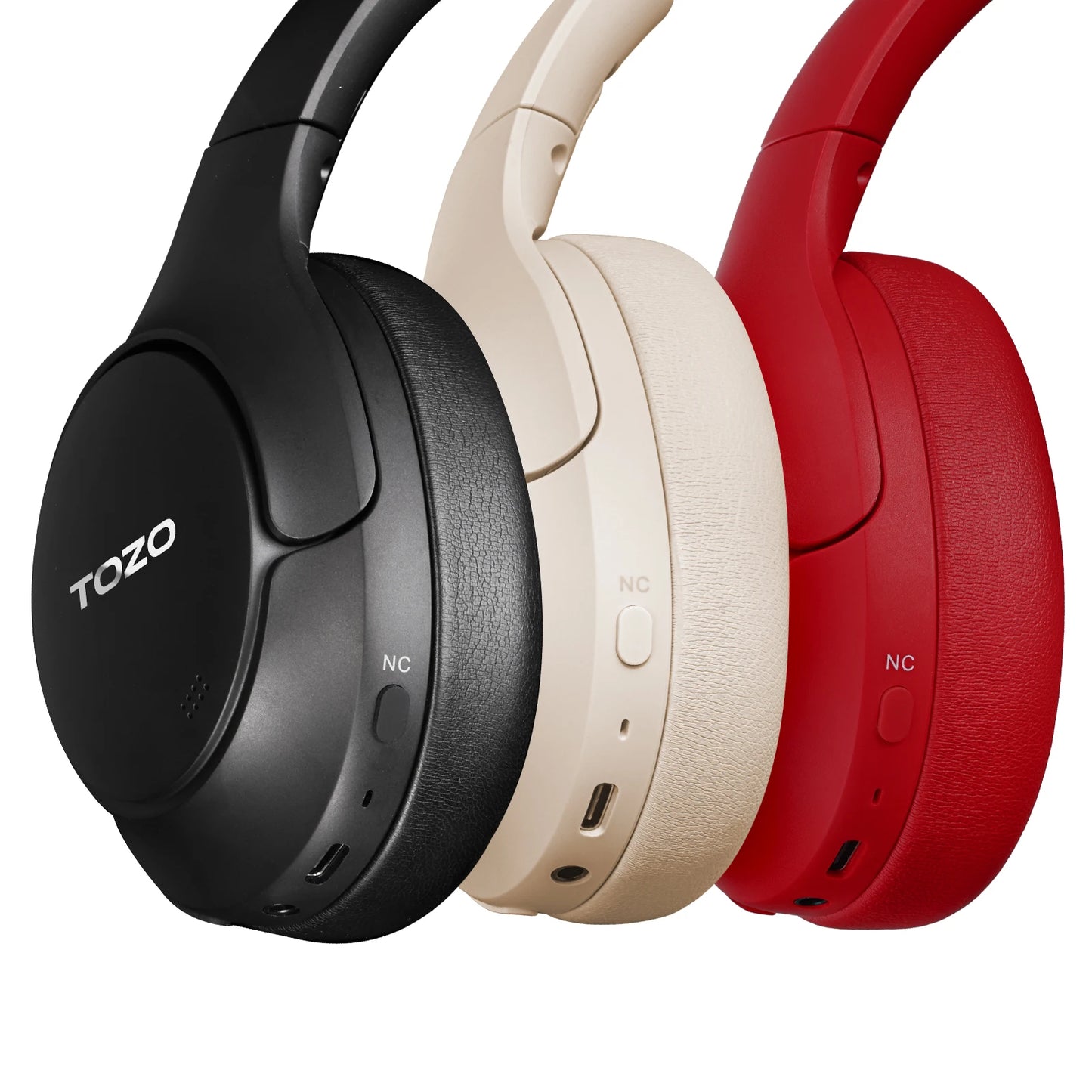 TOZO Refurbished Hi-Res Over-Ear Headphones With Mic ANC