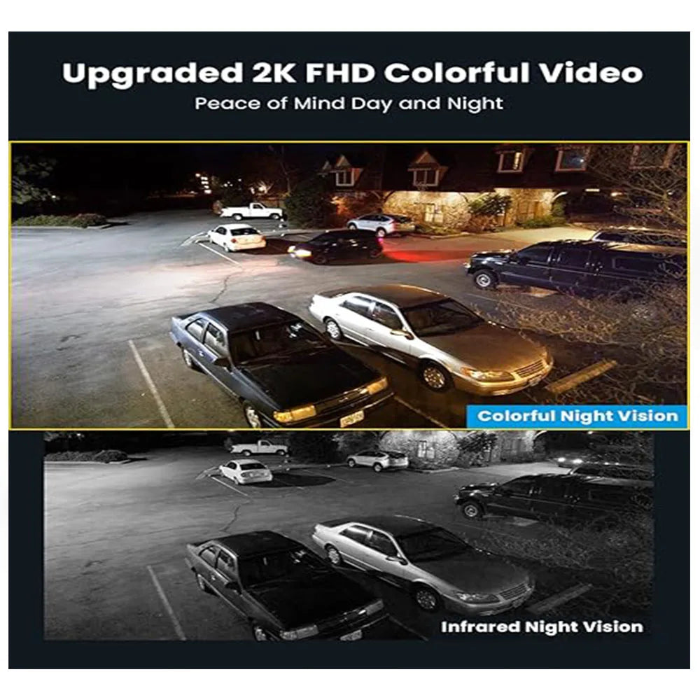 IEGEEK 2K Floodlight Security Camera With Motion Sensor