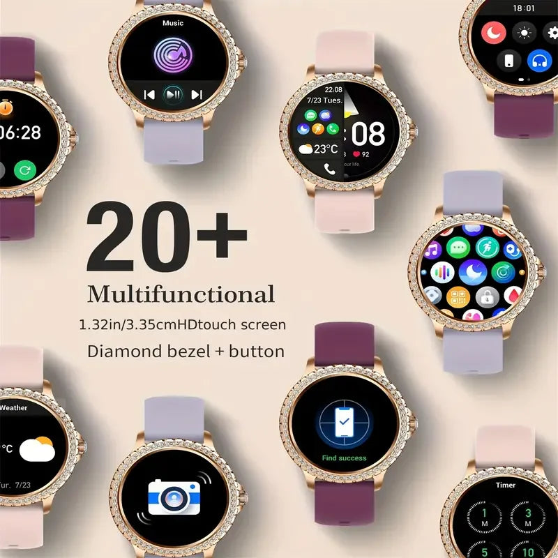 Smart Fitness Tracker Watch for Women with Full Touch Screen